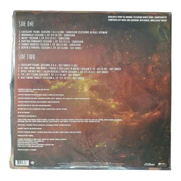 Farscape: 20th Anniversary Edition - Exclusive Limited Edition Gold Vinyl LP - Picture 2 of 3